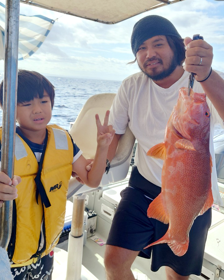 写真：沖釣り大会大物